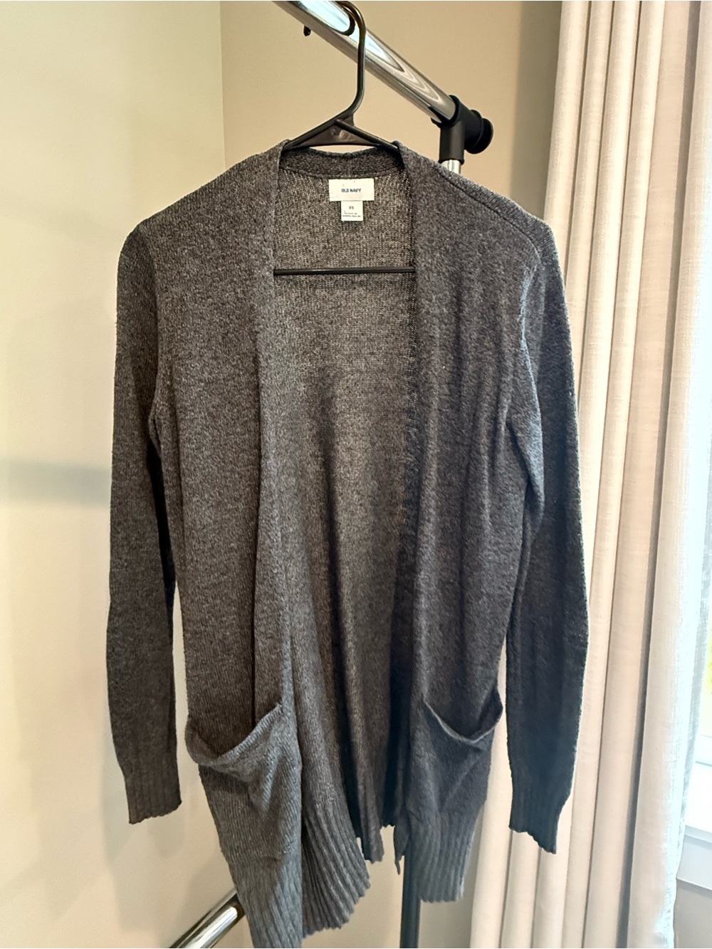 Old Navy Dark Gray Open-Front Women’s Cardigan